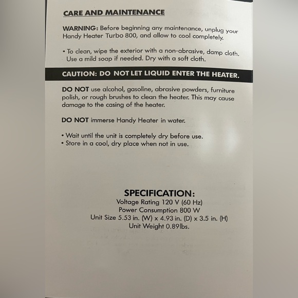 New! Unused! Portable Wall Space Heater (Gray) - Picture 10 of 17